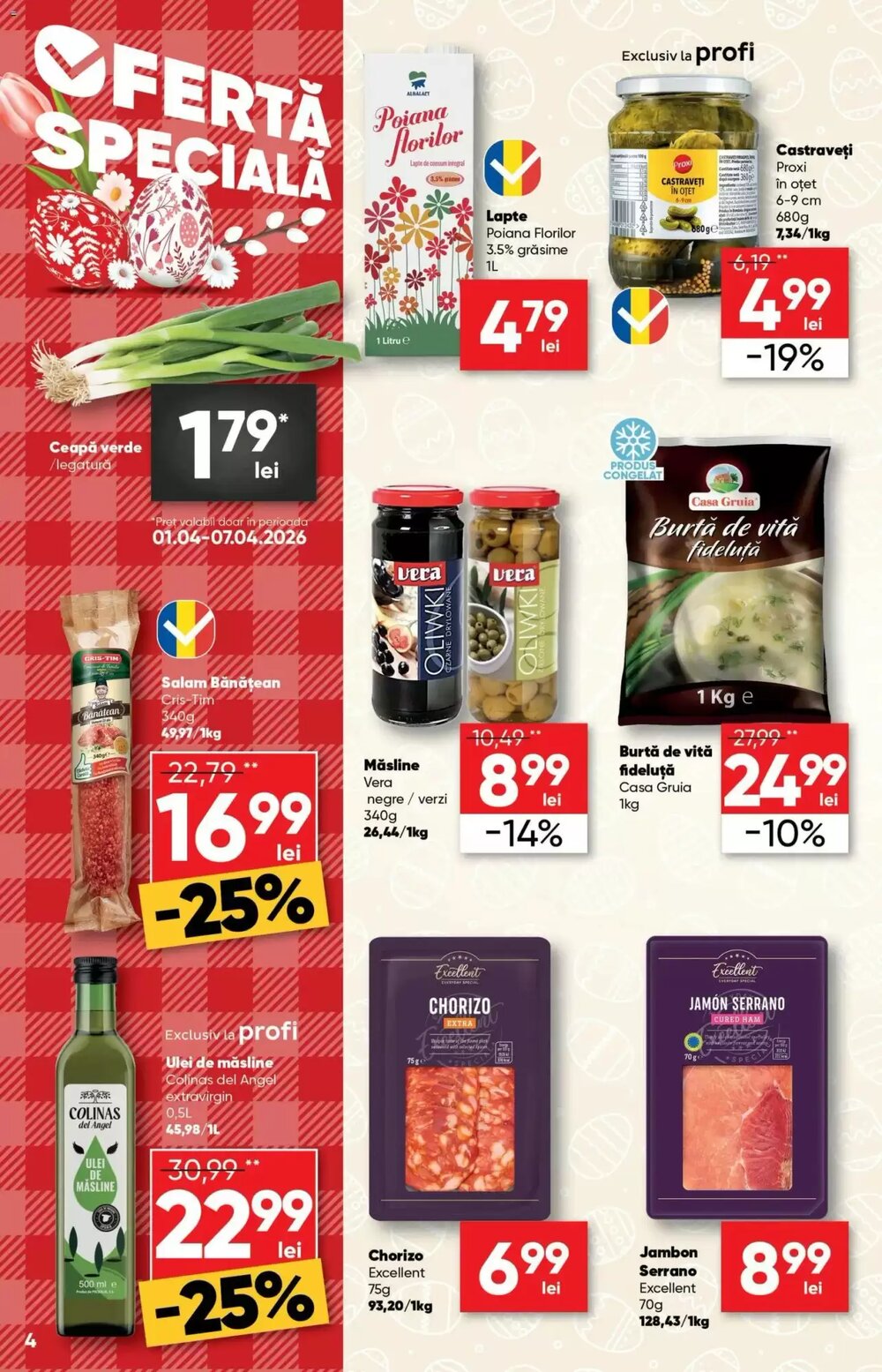 Catalogul cu oferte PROFI valabil de la 31.03.2026 - Pagina 4.