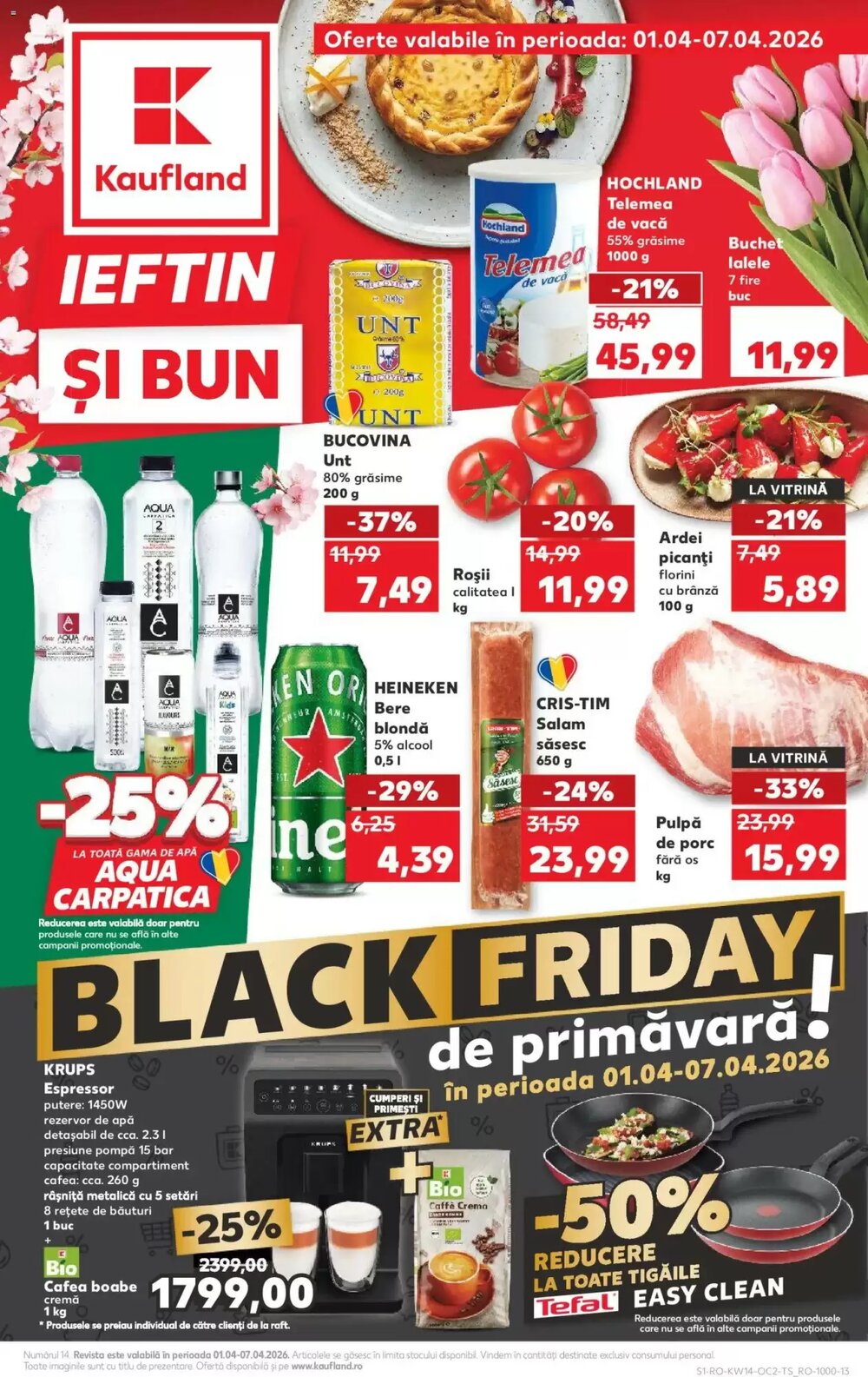 Catalogul cu oferte Kaufland valabil de la 01.04.2026 - Pagina 1.