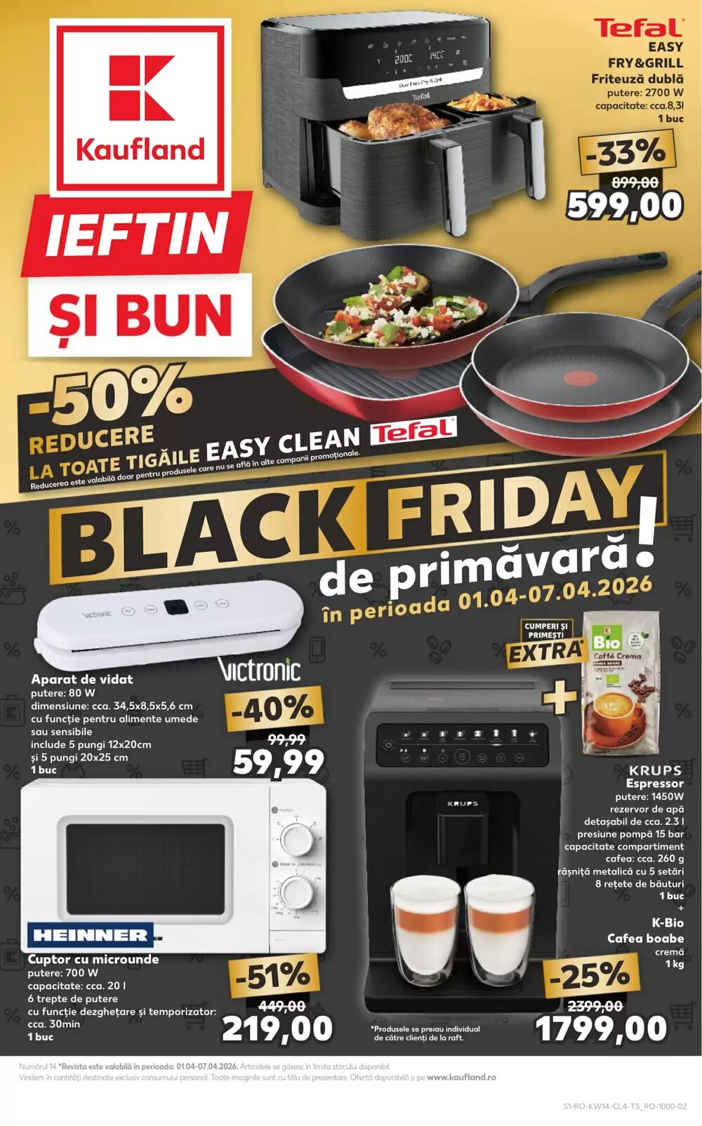 Catalogul cu oferte Kaufland valabil de la 01.04.2026 - Pagina 1.