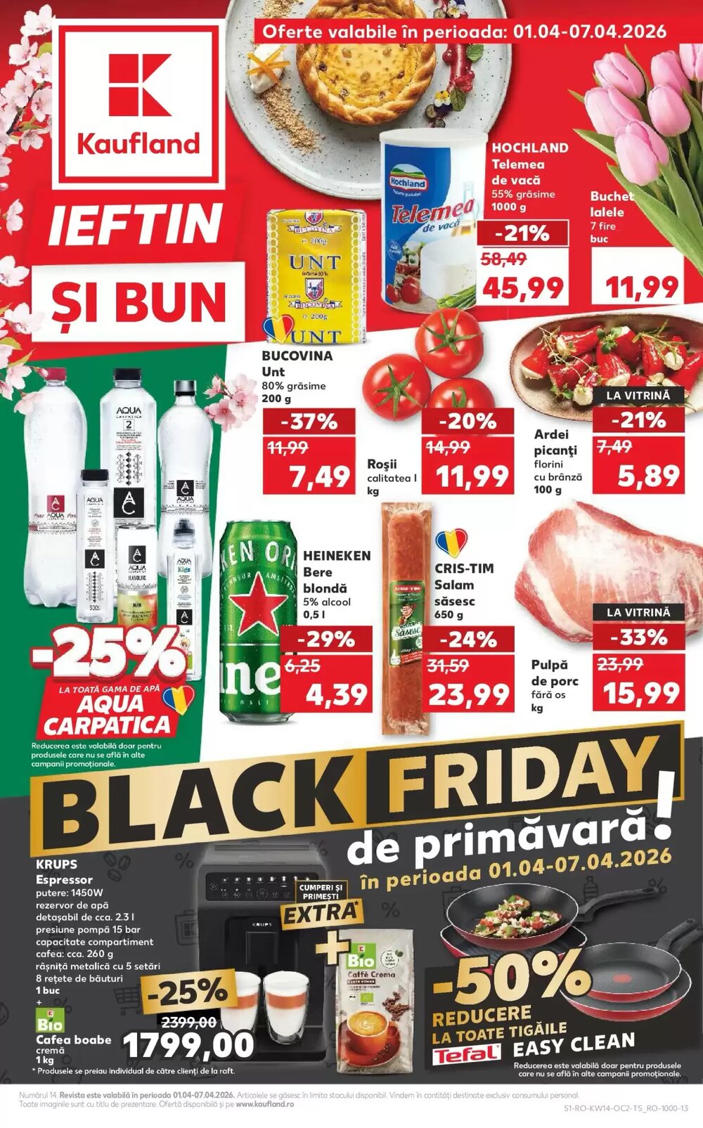 Catalogul cu oferte Kaufland valabil de la 01.04.2026 - Pagina 1.
