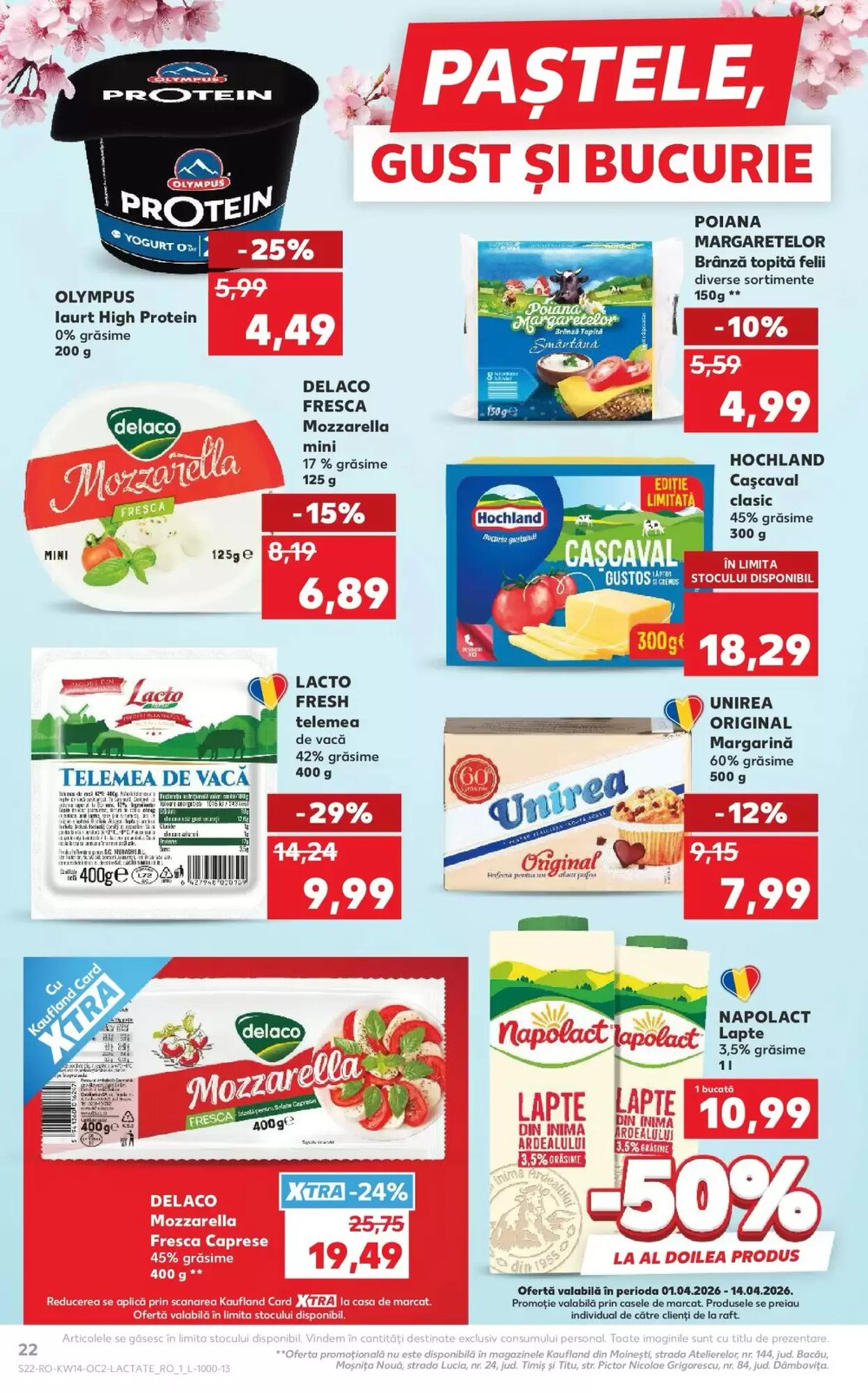 Catalogul cu oferte Kaufland valabil de la 01.04.2026 - Pagina 22.