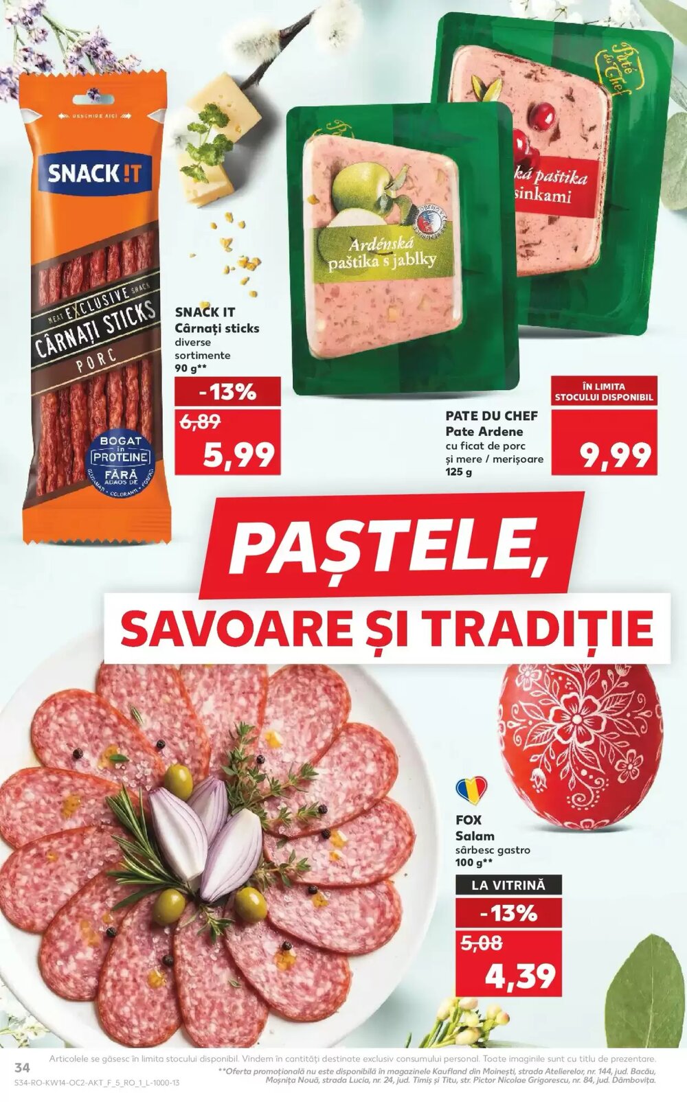Catalogul cu oferte Kaufland valabil de la 01.04.2026 - Pagina 34.