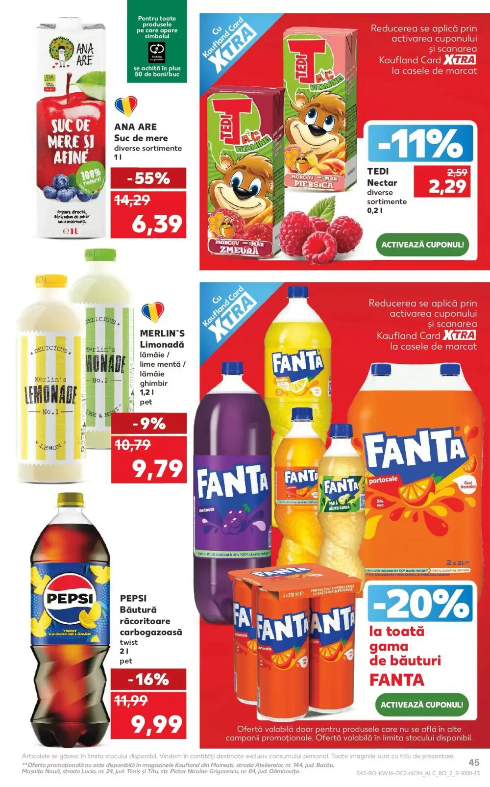 Catalogul cu oferte Kaufland valabil de la 01.04.2026 - Pagina 45.
