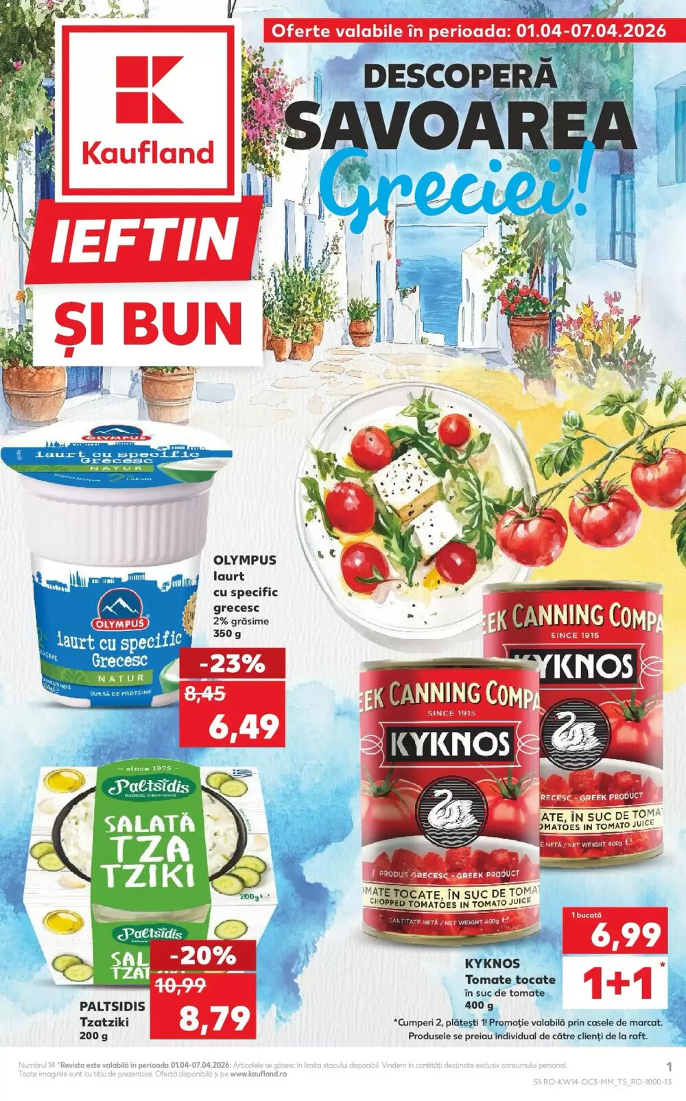 Catalogul cu oferte Kaufland valabil de la 01.04.2026 - Pagina 1.
