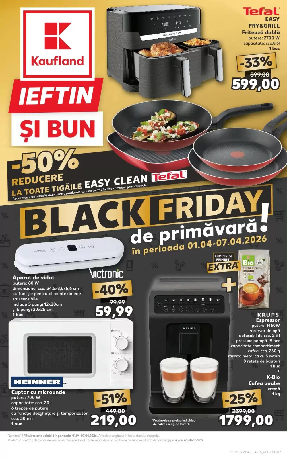 Catalogul cu oferte Kaufland valabil de la 01.04.2026 - Pagina 1.