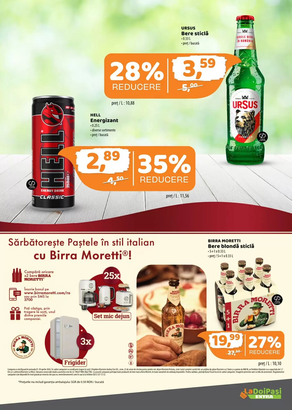 Catalogul cu oferte La Doi Pasi valabil de la 01.04.2026 - Pagina 11.
