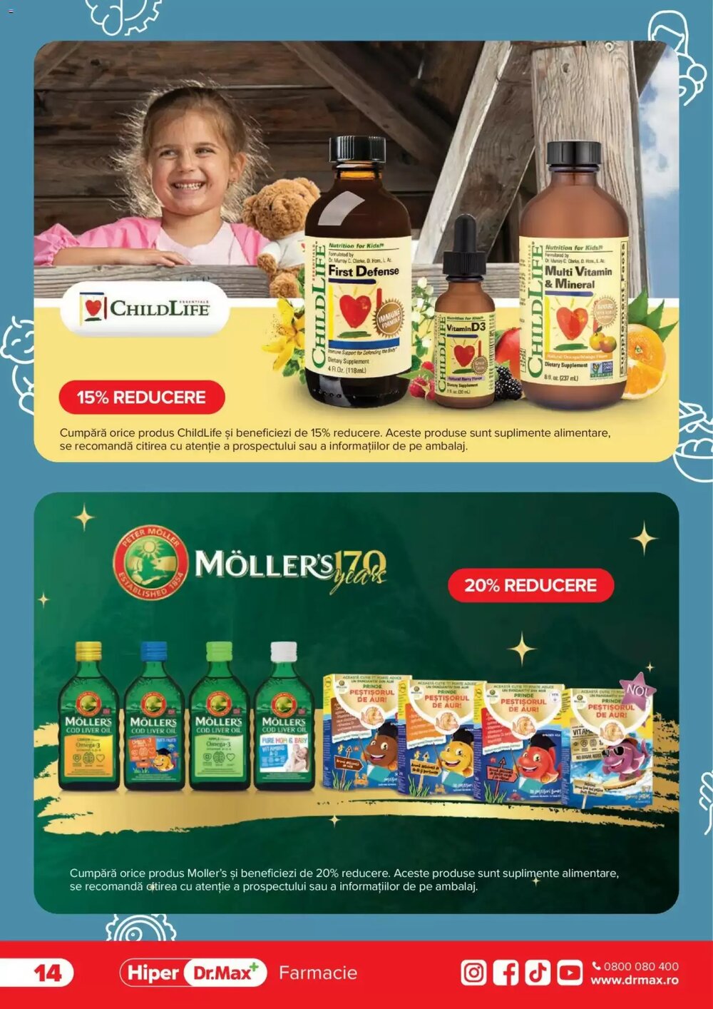 Catalogul cu oferte Dr.Max valabil de la 01.04.2026 - Pagina 14.