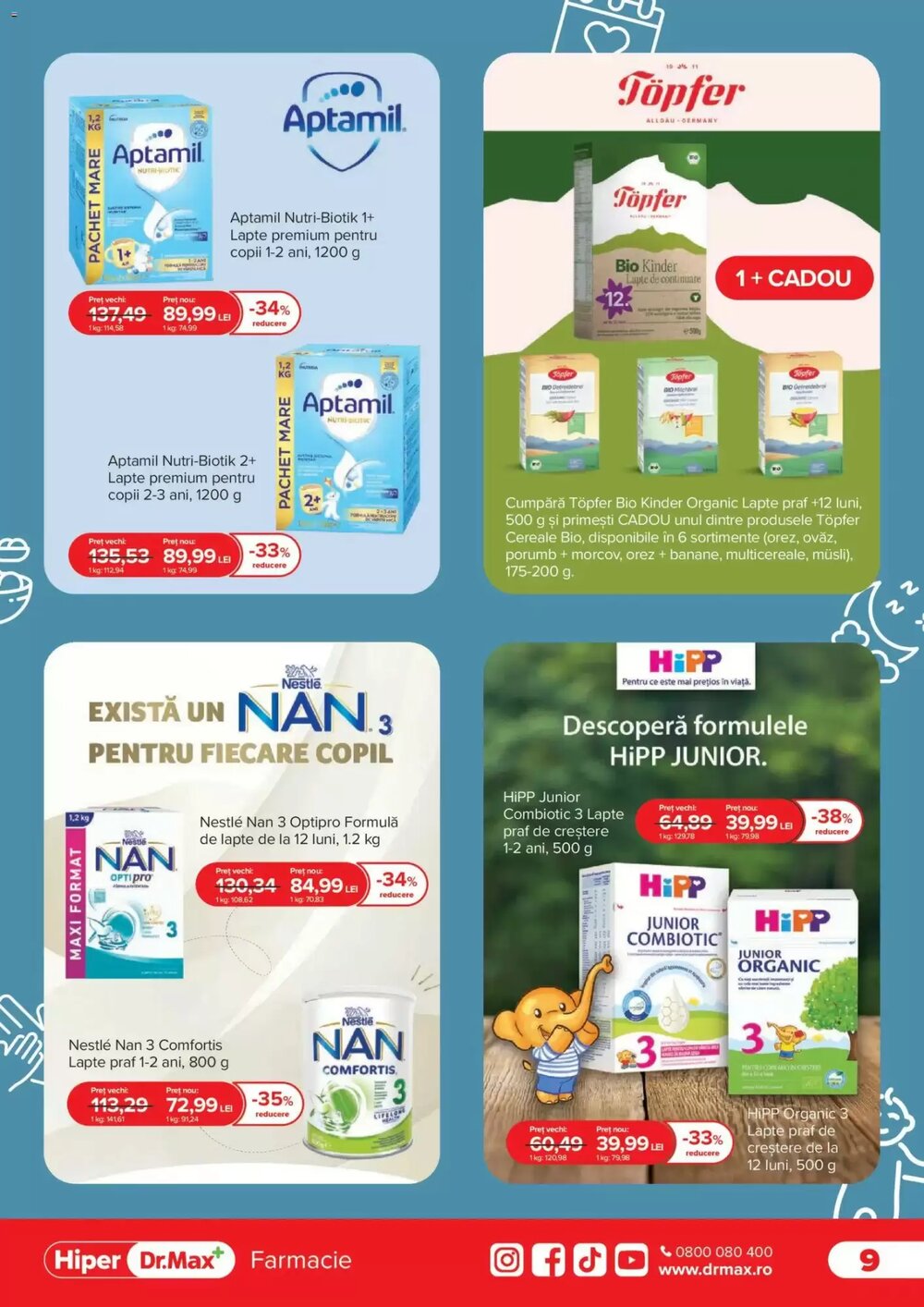 Catalogul cu oferte Dr.Max valabil de la 01.04.2026 - Pagina 9.