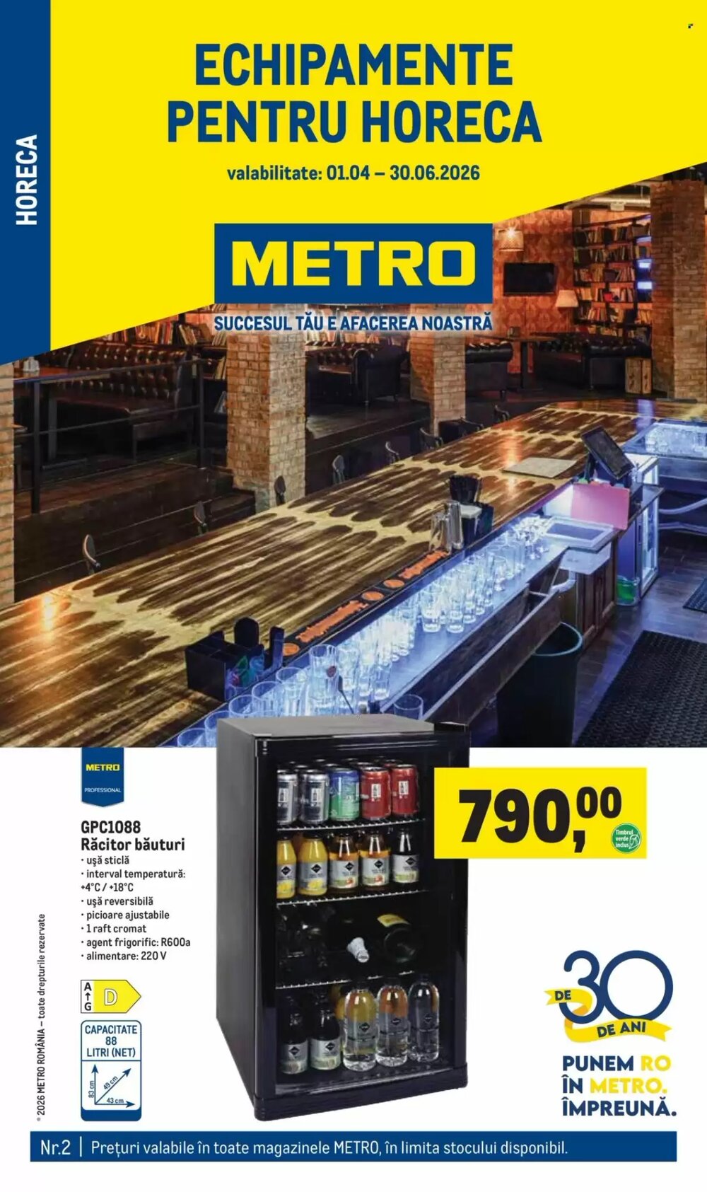 Catalogul cu oferte Metro valabil de la 01.04.2026 - Pagina 1.