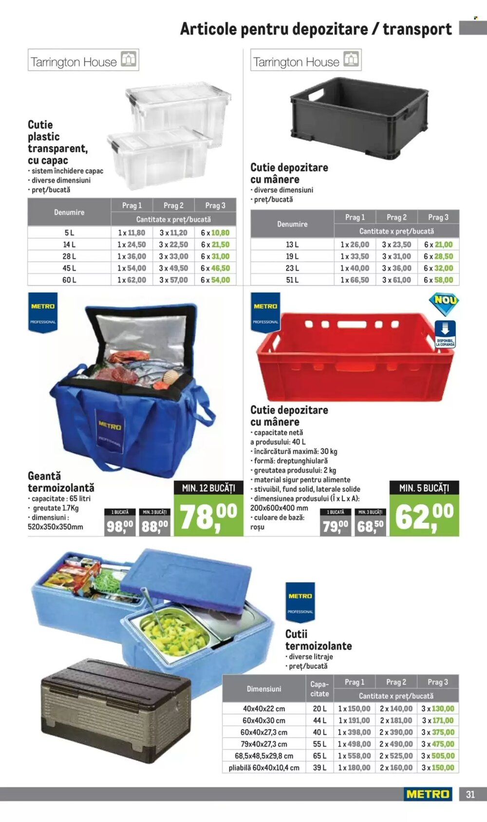 Catalogul cu oferte Metro valabil de la 01.04.2026 - Pagina 31.