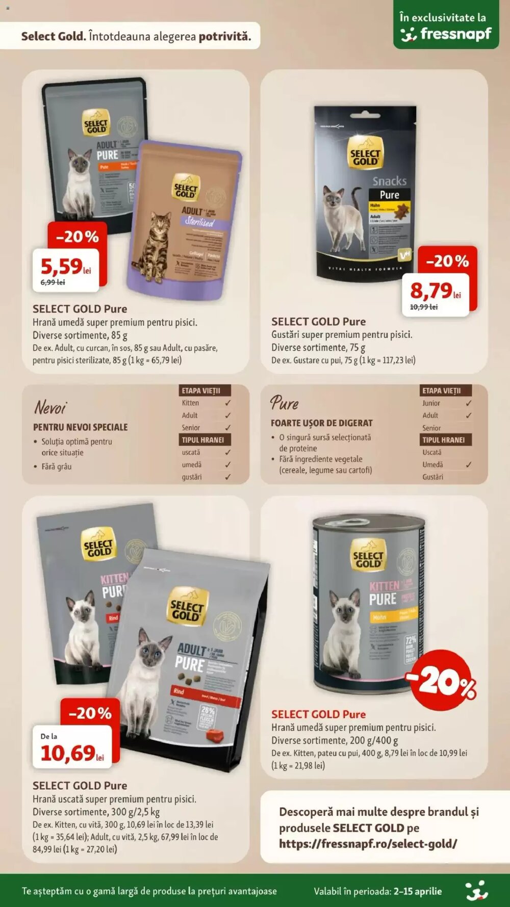 Catalogul cu oferte Fressnapf valabil de la 01.04.2026 - Pagina 10.