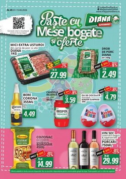 Catalogul cu oferte Diana Supermarket valabil de la 01.04.2026