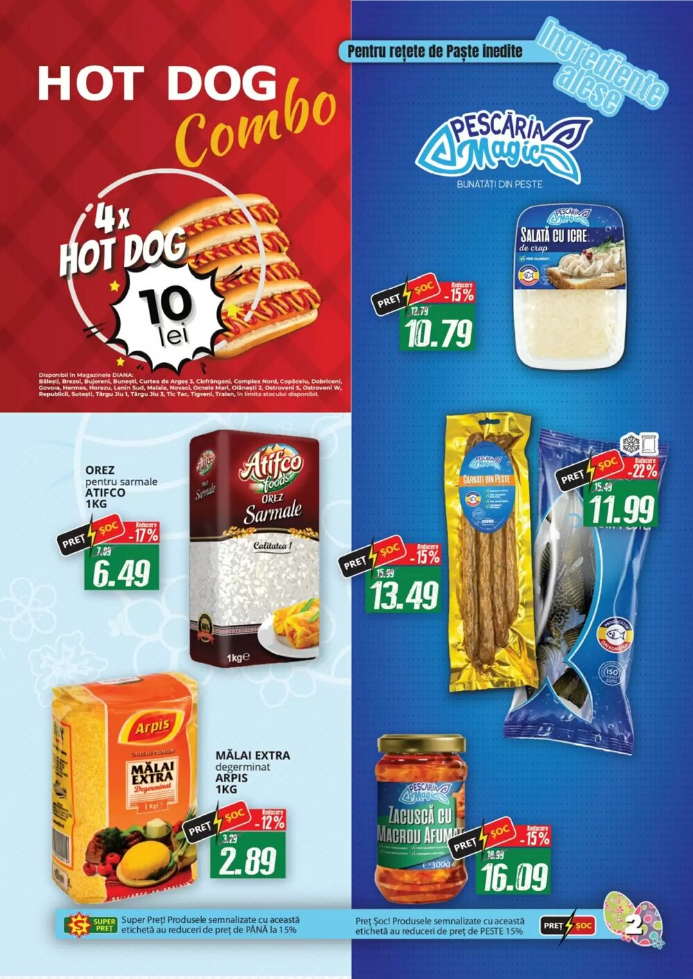 Catalogul cu oferte Diana Supermarket valabil de la 01.04.2026 - Pagina 3.
