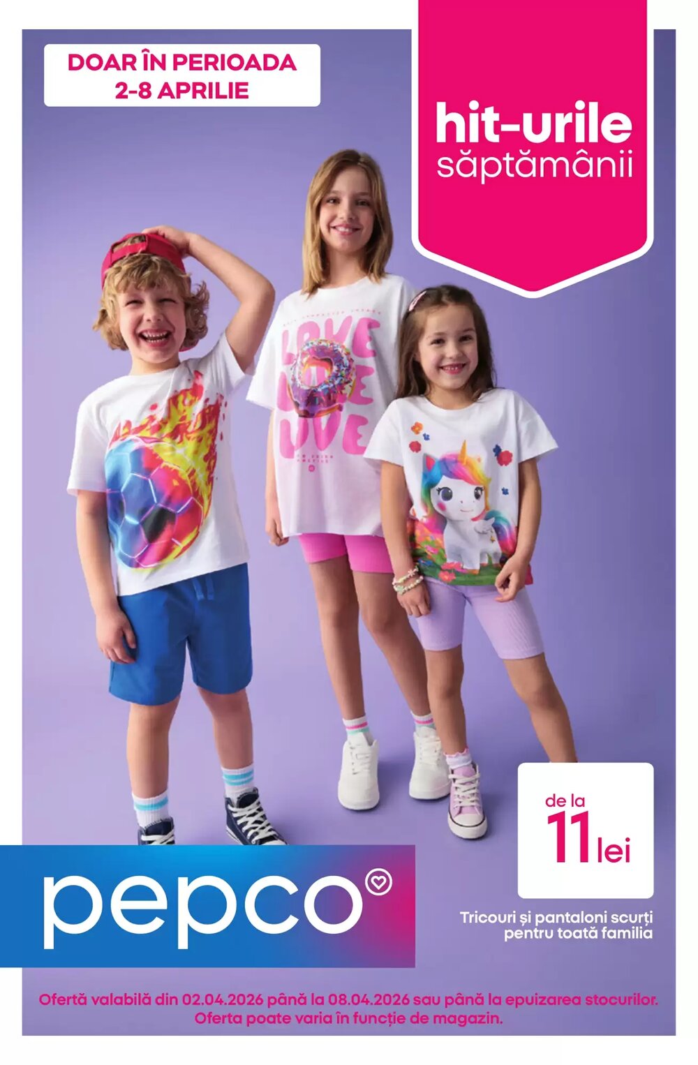 Catalogul cu oferte Pepco valabil de la 02.04.2026 - Pagina 1.