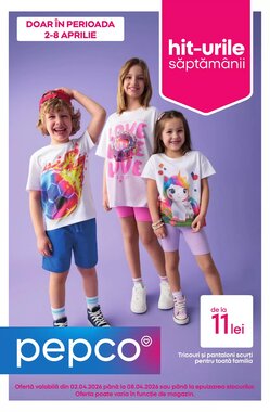 Catalogul cu oferte Pepco valabil de la 02.04.2026