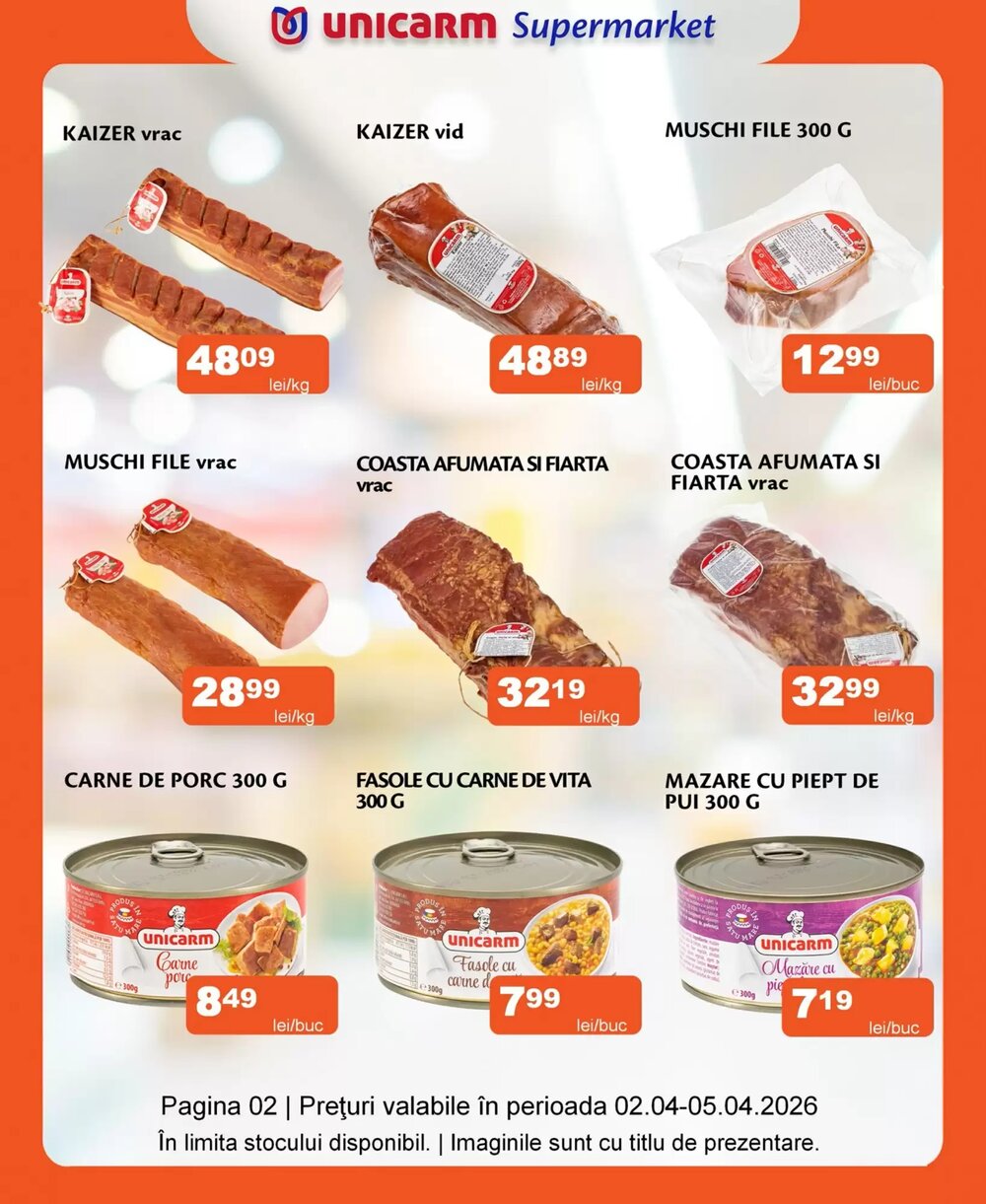 Catalogul cu oferte Unicarm valabil de la 02.04.2026 - Pagina 2.