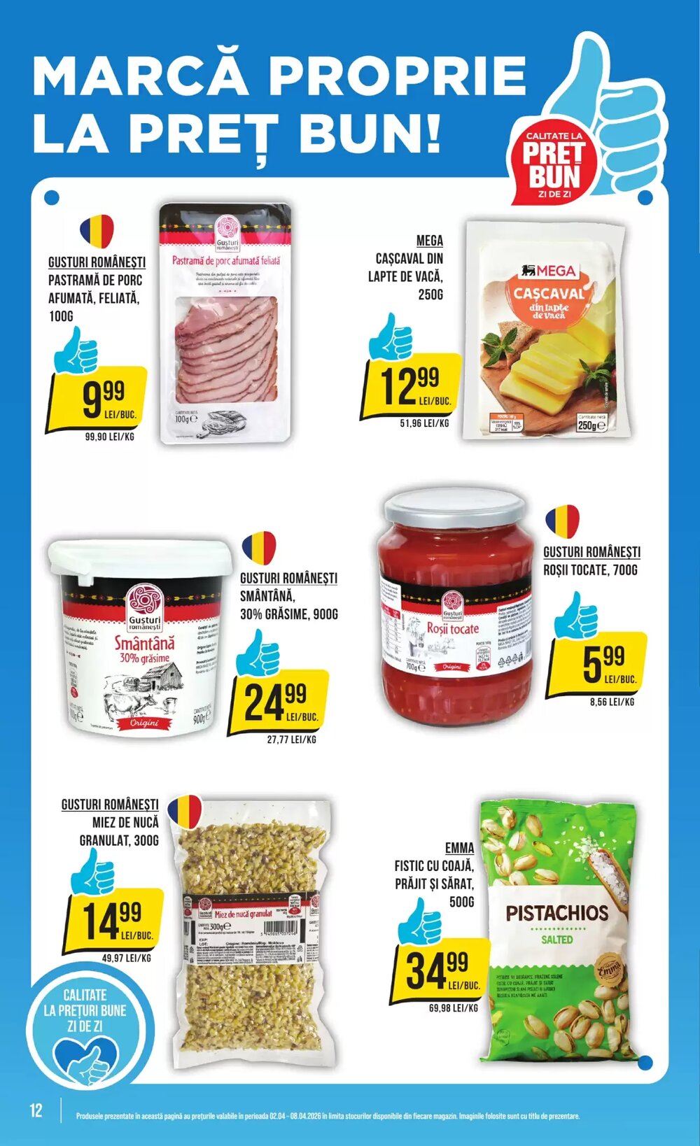Catalogul cu oferte Mega Image valabil de la 02.04.2026 - Pagina 12.