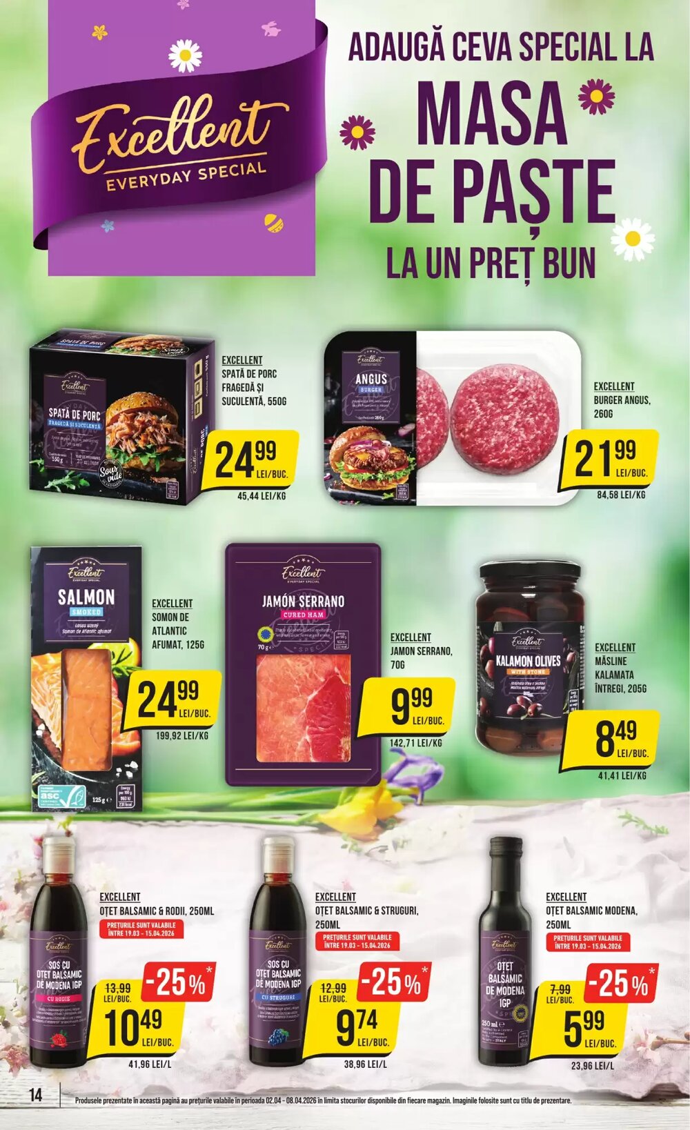 Catalogul cu oferte Mega Image valabil de la 02.04.2026 - Pagina 14.