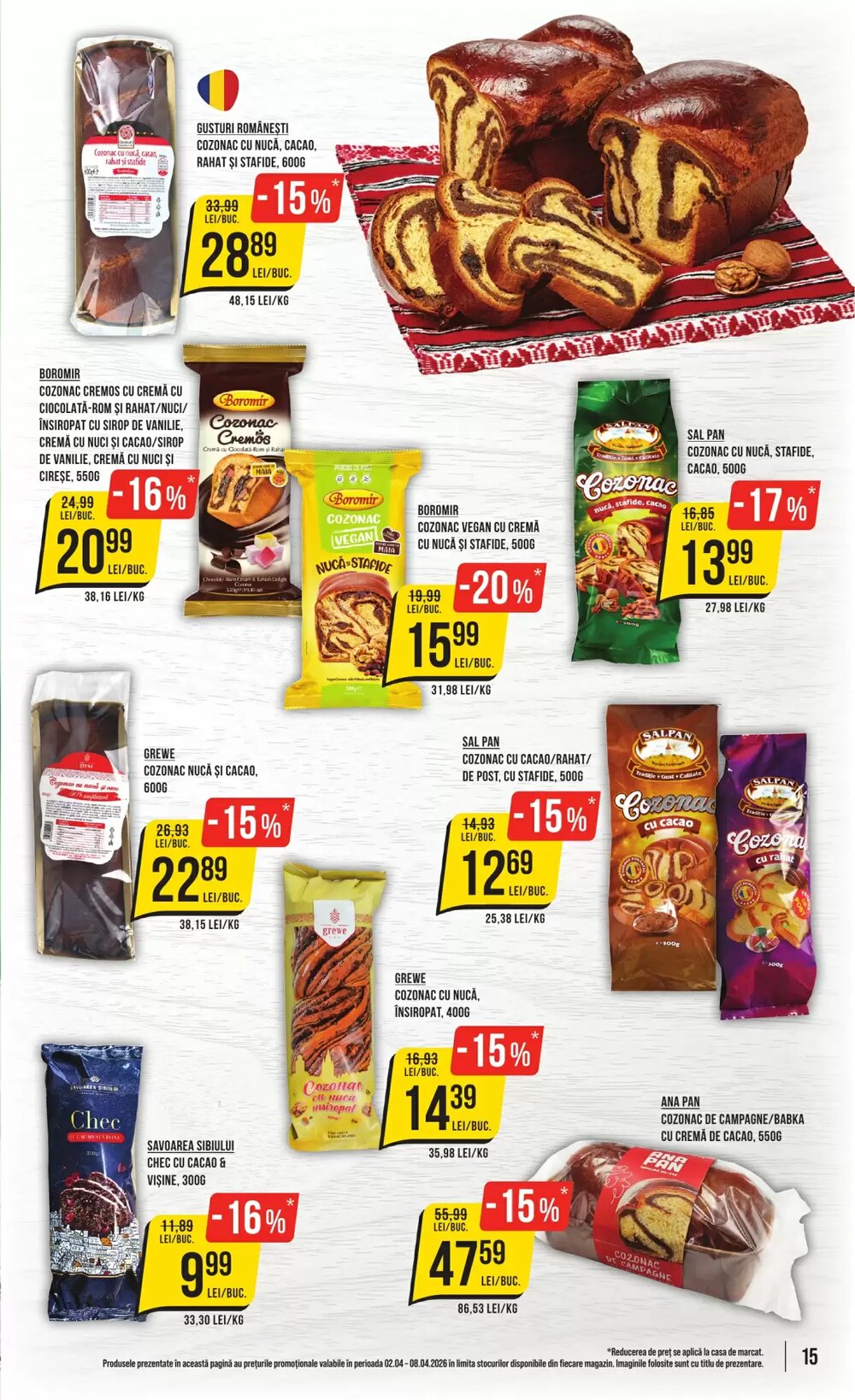 Catalogul cu oferte Mega Image valabil de la 02.04.2026 - Pagina 15.