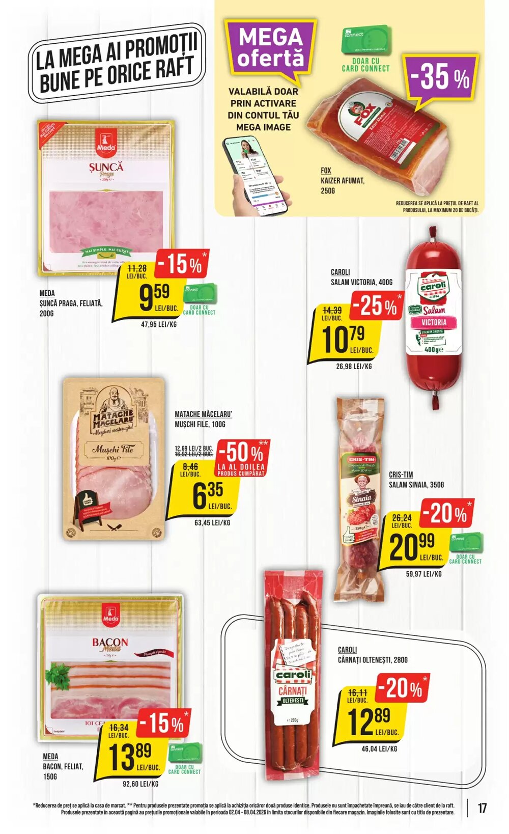 Catalogul cu oferte Mega Image valabil de la 02.04.2026 - Pagina 17.