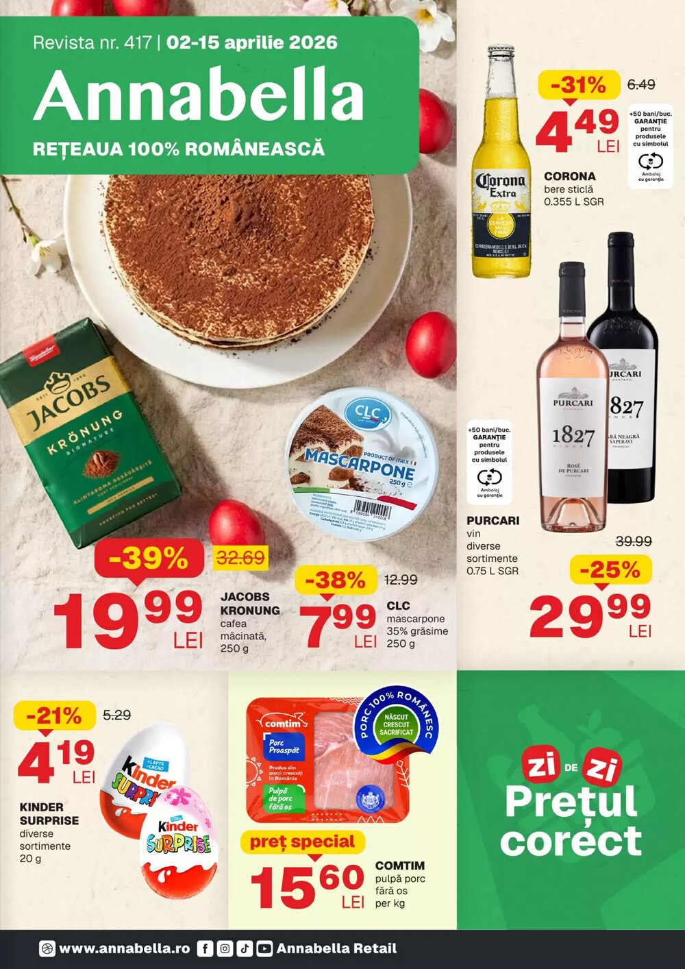 Catalogul cu oferte Annabella valabil de la 02.04.2026 - Pagina 1.