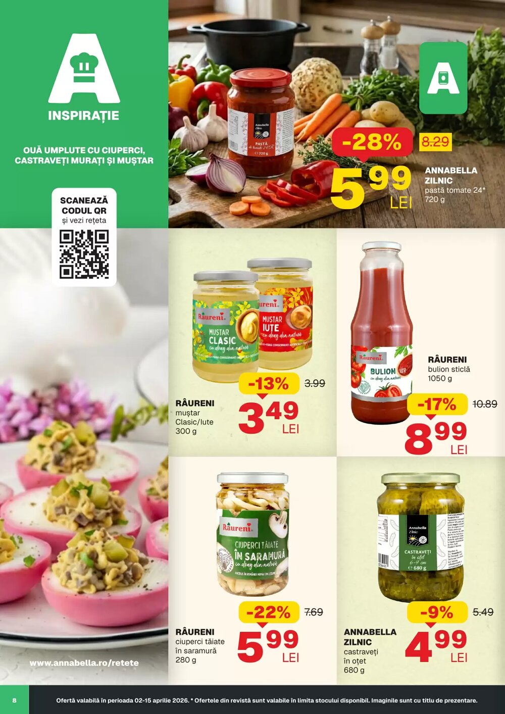 Catalogul cu oferte Annabella valabil de la 02.04.2026 - Pagina 8.