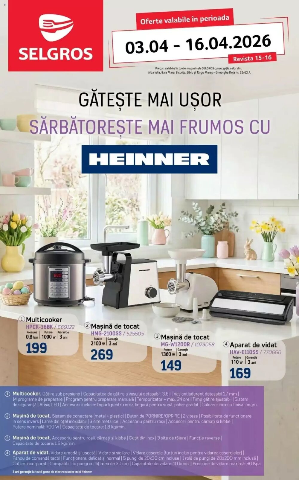 Catalogul cu oferte Selgros valabil de la 02.04.2026 - Pagina 1.