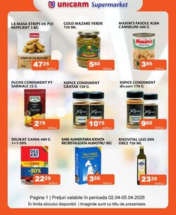 Catalogul cu oferte Unicarm valabil de la 02.04.2026