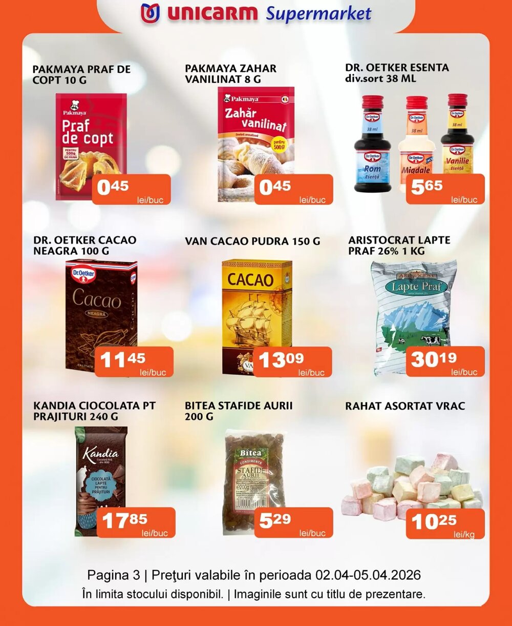 Catalogul cu oferte Unicarm valabil de la 02.04.2026 - Pagina 3.