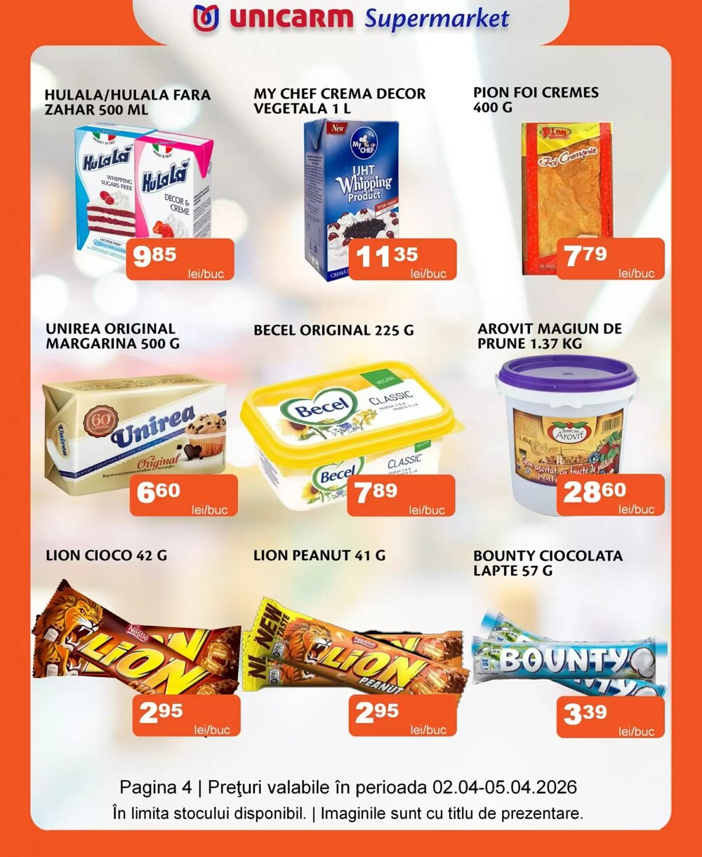 Catalogul cu oferte Unicarm valabil de la 02.04.2026 - Pagina 4.