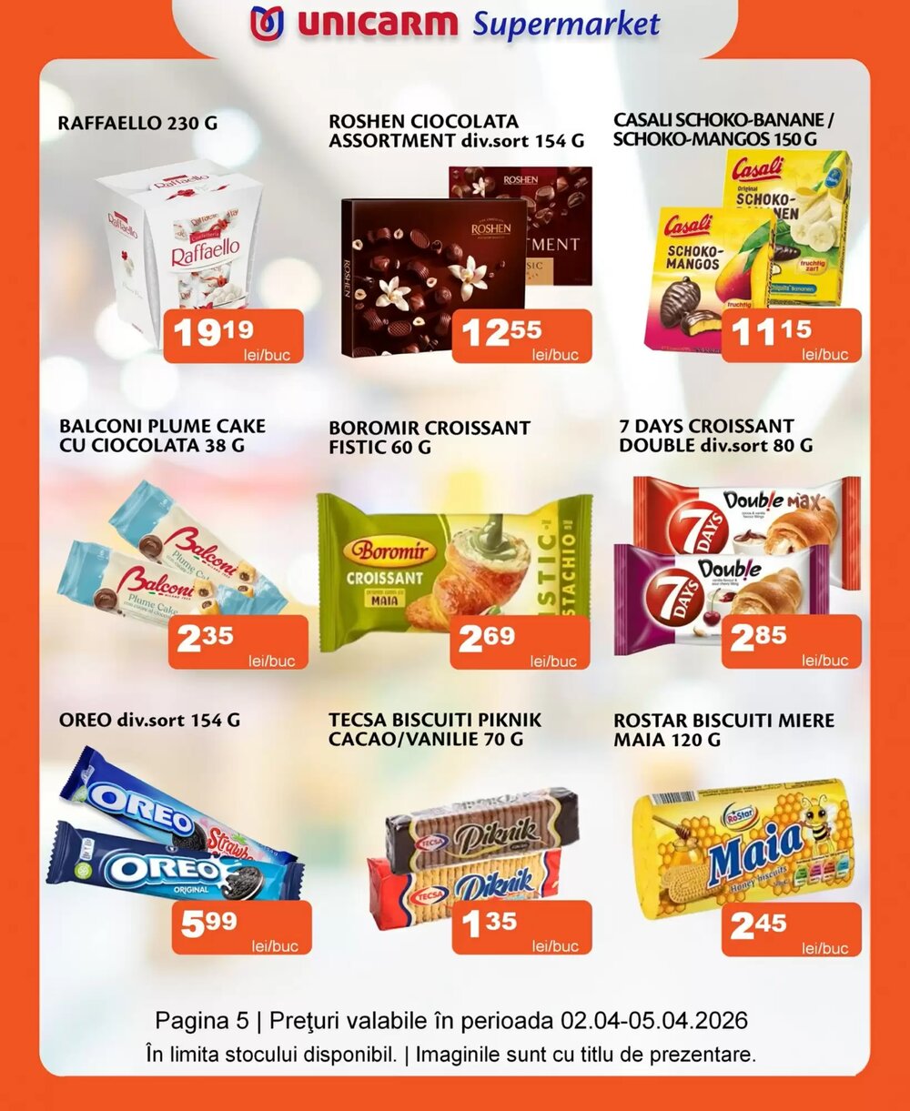 Catalogul cu oferte Unicarm valabil de la 02.04.2026 - Pagina 5.