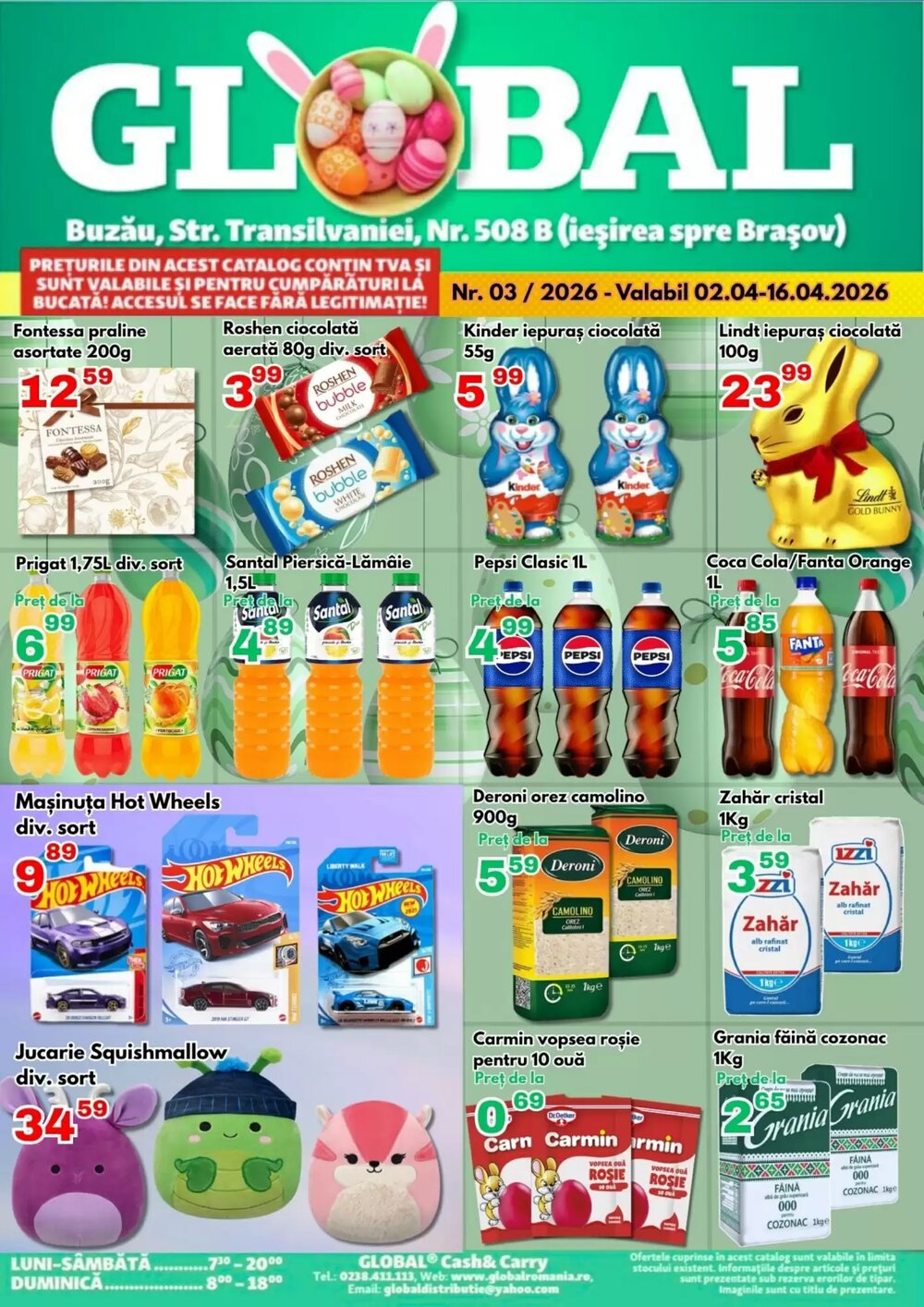 Catalogul cu oferte Global valabil de la 02.04.2026 - Pagina 1.