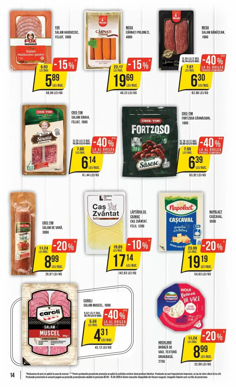 Catalogul cu oferte Mega Image valabil de la 02.04.2026 - Pagina 14.