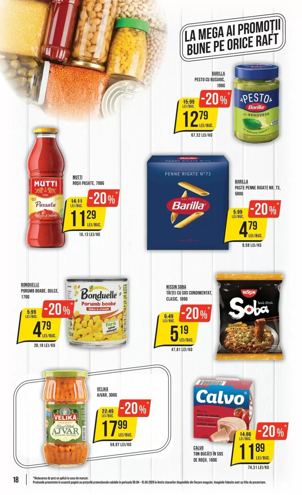 Catalogul cu oferte Mega Image valabil de la 02.04.2026 - Pagina 18.