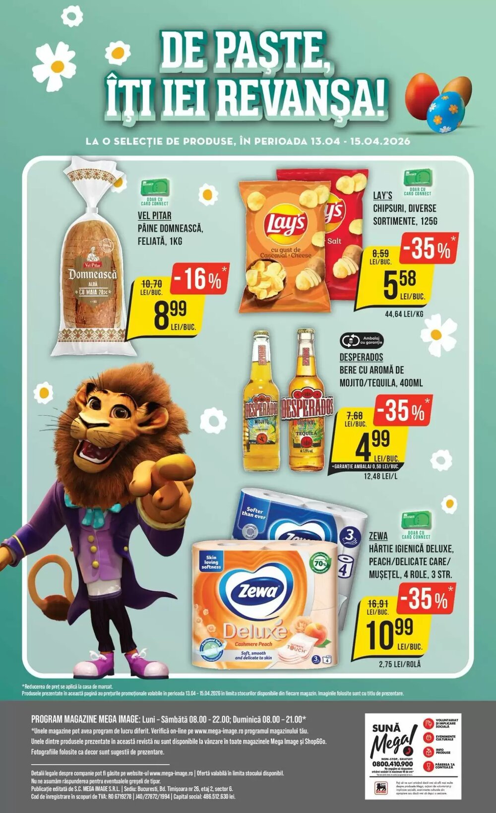 Catalogul cu oferte Mega Image valabil de la 02.04.2026 - Pagina 28.