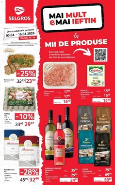 Catalogul cu oferte Selgros valabil de la 03.04.2026