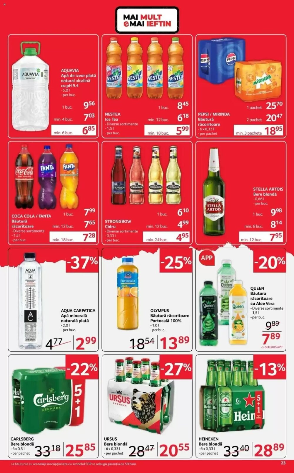 Catalogul cu oferte Selgros valabil de la 03.04.2026 - Pagina 23.