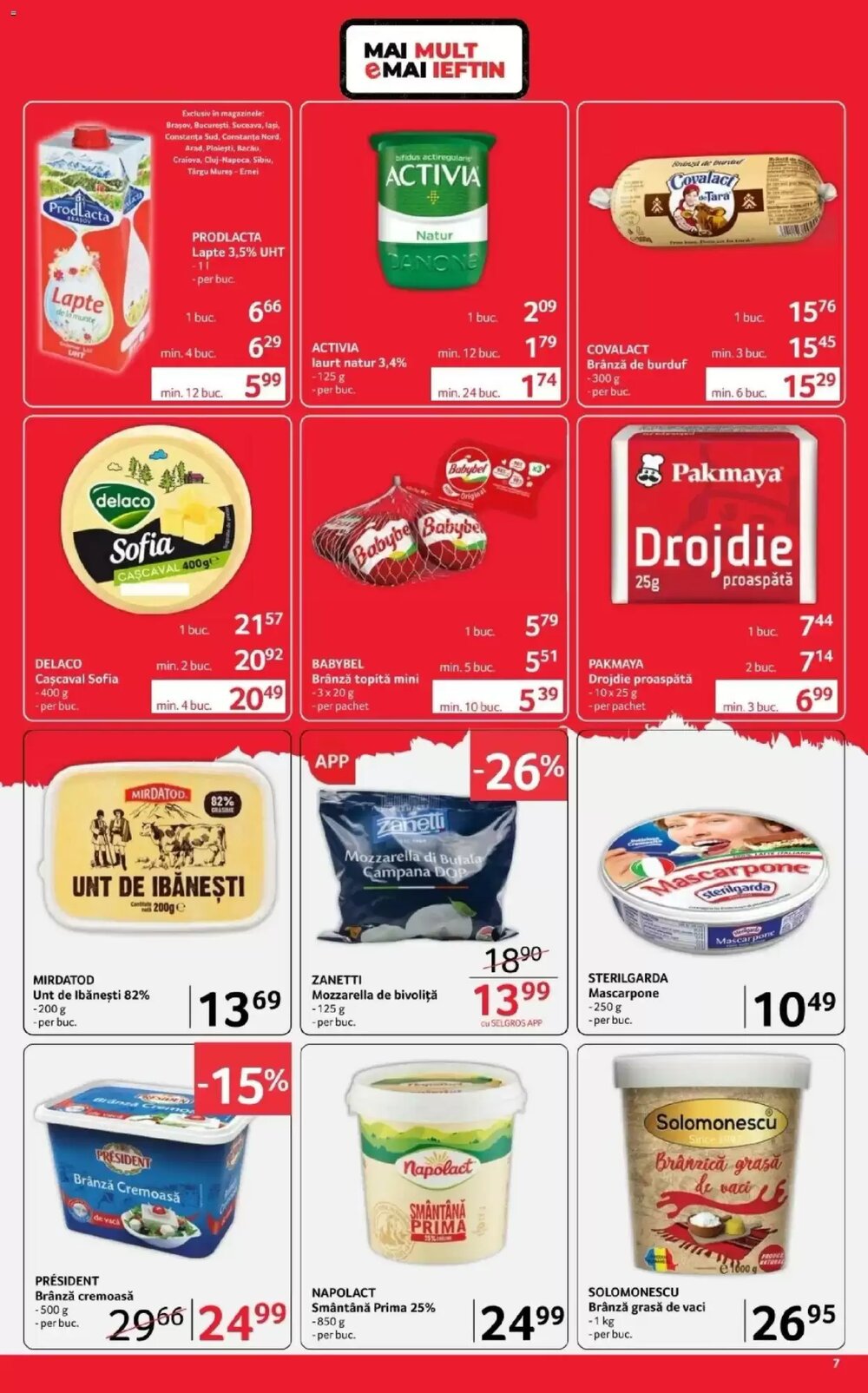 Catalogul cu oferte Selgros valabil de la 03.04.2026 - Pagina 7.