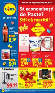 Catalogul cu oferte Lidl valabil de la 06.04.2026
