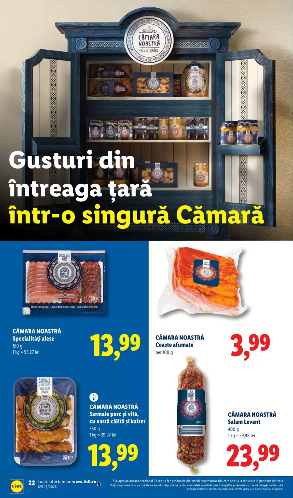 Catalogul cu oferte Lidl valabil de la 06.04.2026 - Pagina 22.