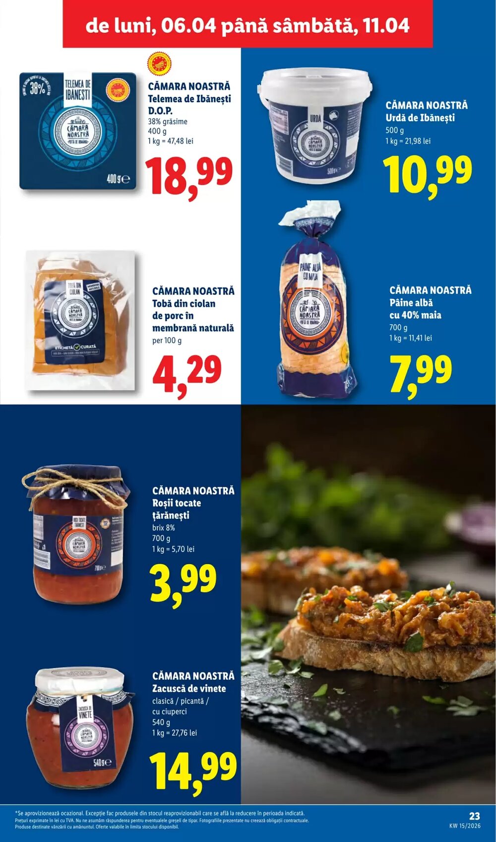 Catalogul cu oferte Lidl valabil de la 06.04.2026 - Pagina 23.