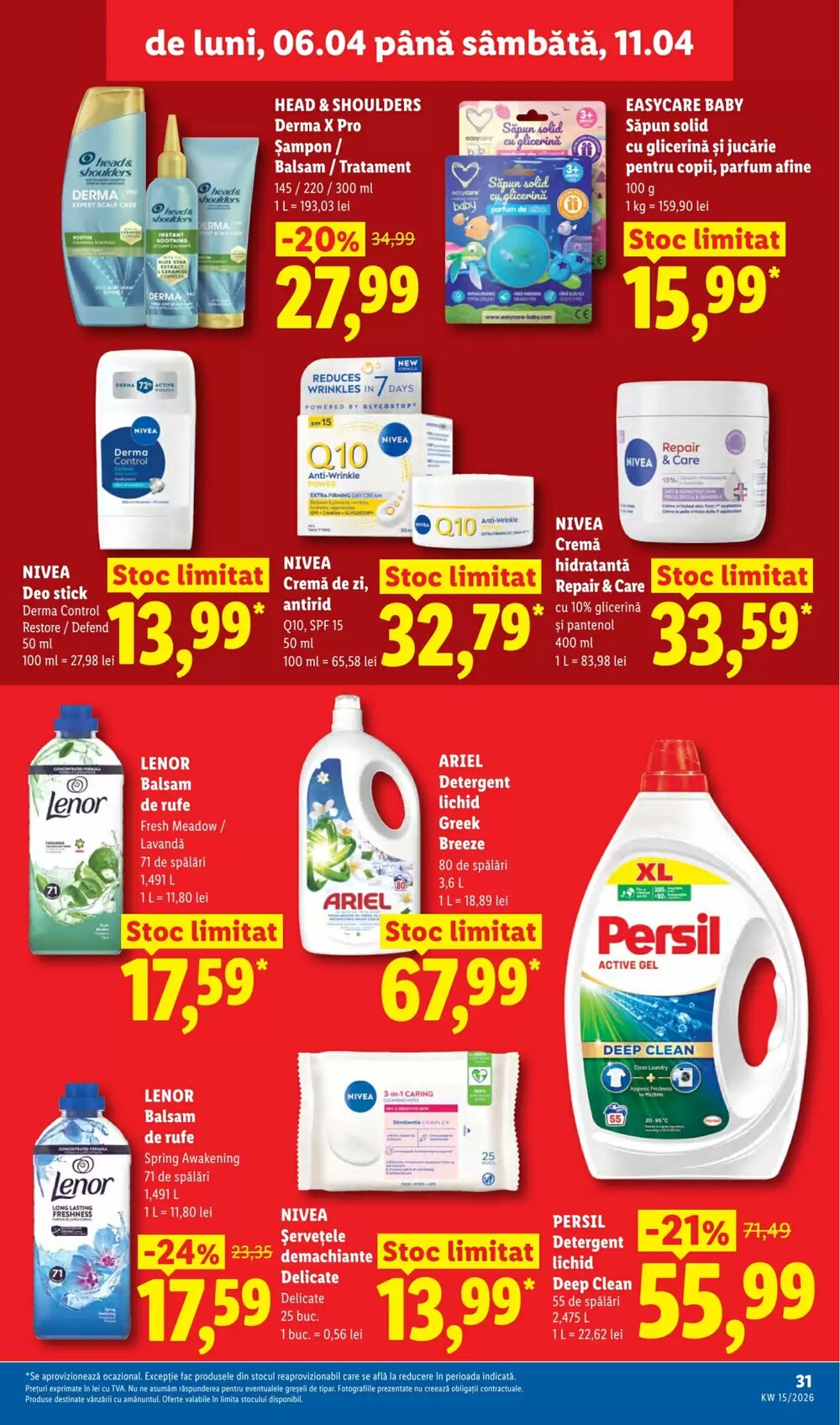 Catalogul cu oferte Lidl valabil de la 06.04.2026 - Pagina 31.
