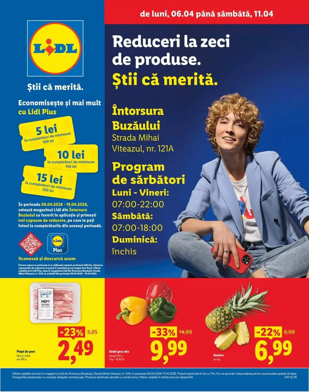 Catalogul cu oferte Lidl valabil de la 06.04.2026 - Pagina 1.