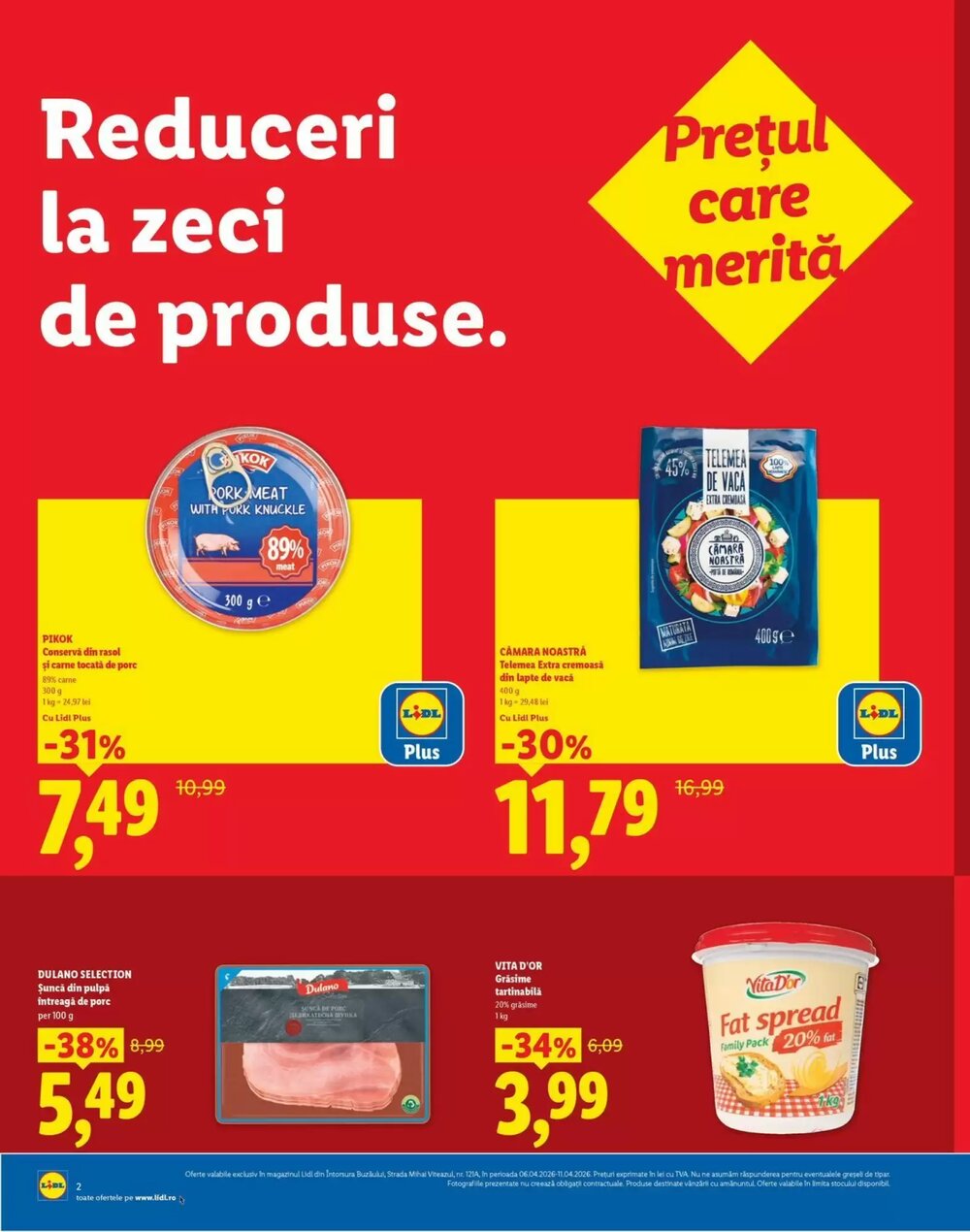 Catalogul cu oferte Lidl valabil de la 06.04.2026 - Pagina 2.