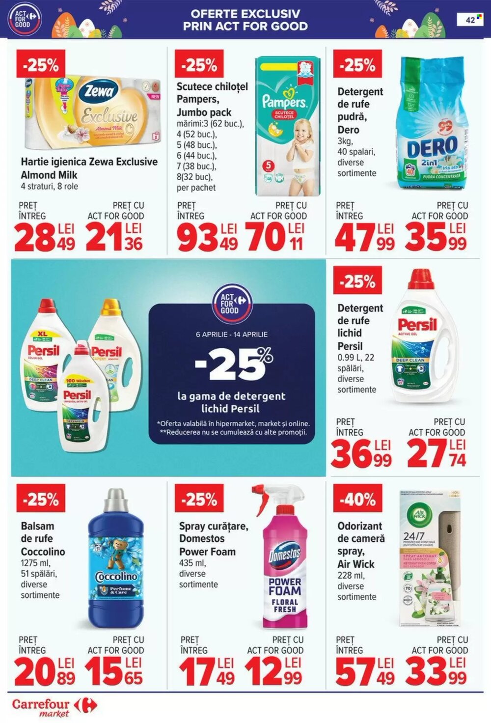 Catalogul cu oferte Carrefour Market valabil de la 06.04.2026 - Pagina 47.