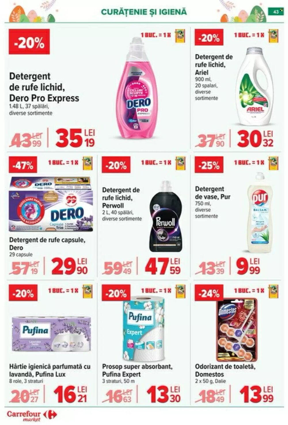 Catalogul cu oferte Carrefour Market valabil de la 06.04.2026 - Pagina 48.