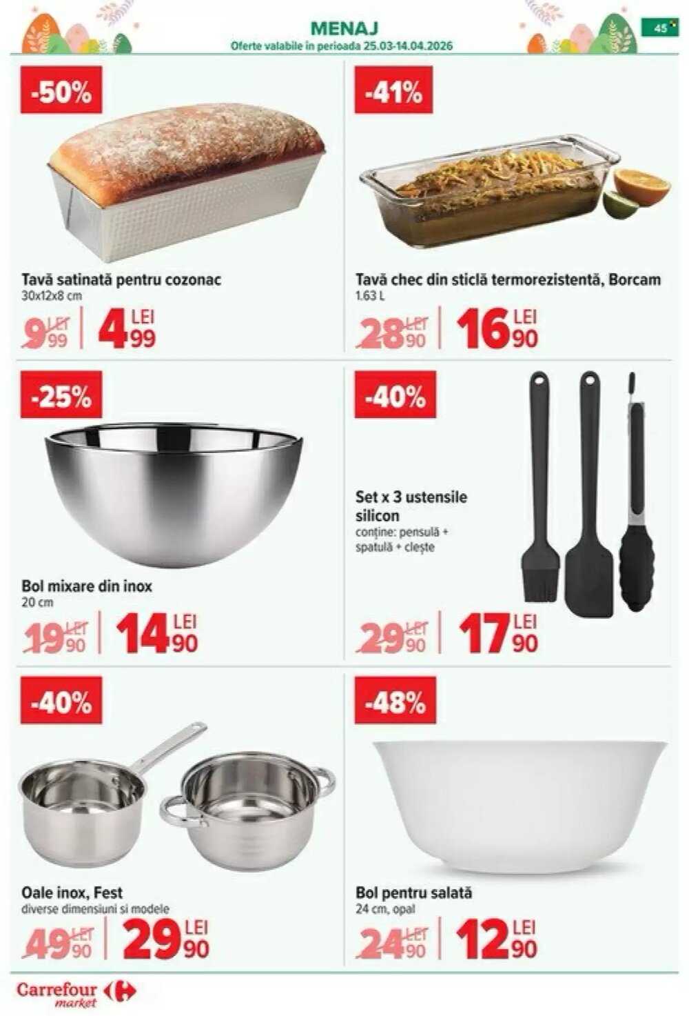Catalogul cu oferte Carrefour Market valabil de la 06.04.2026 - Pagina 50.