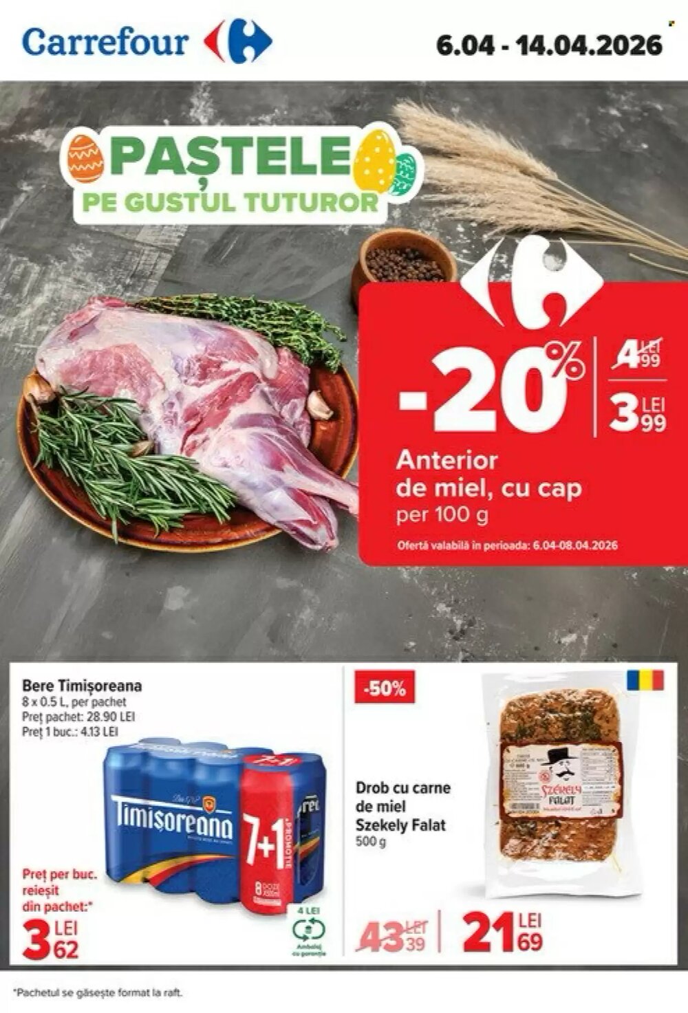 Catalogul cu oferte Carrefour valabil de la 06.04.2026 - Pagina 1.