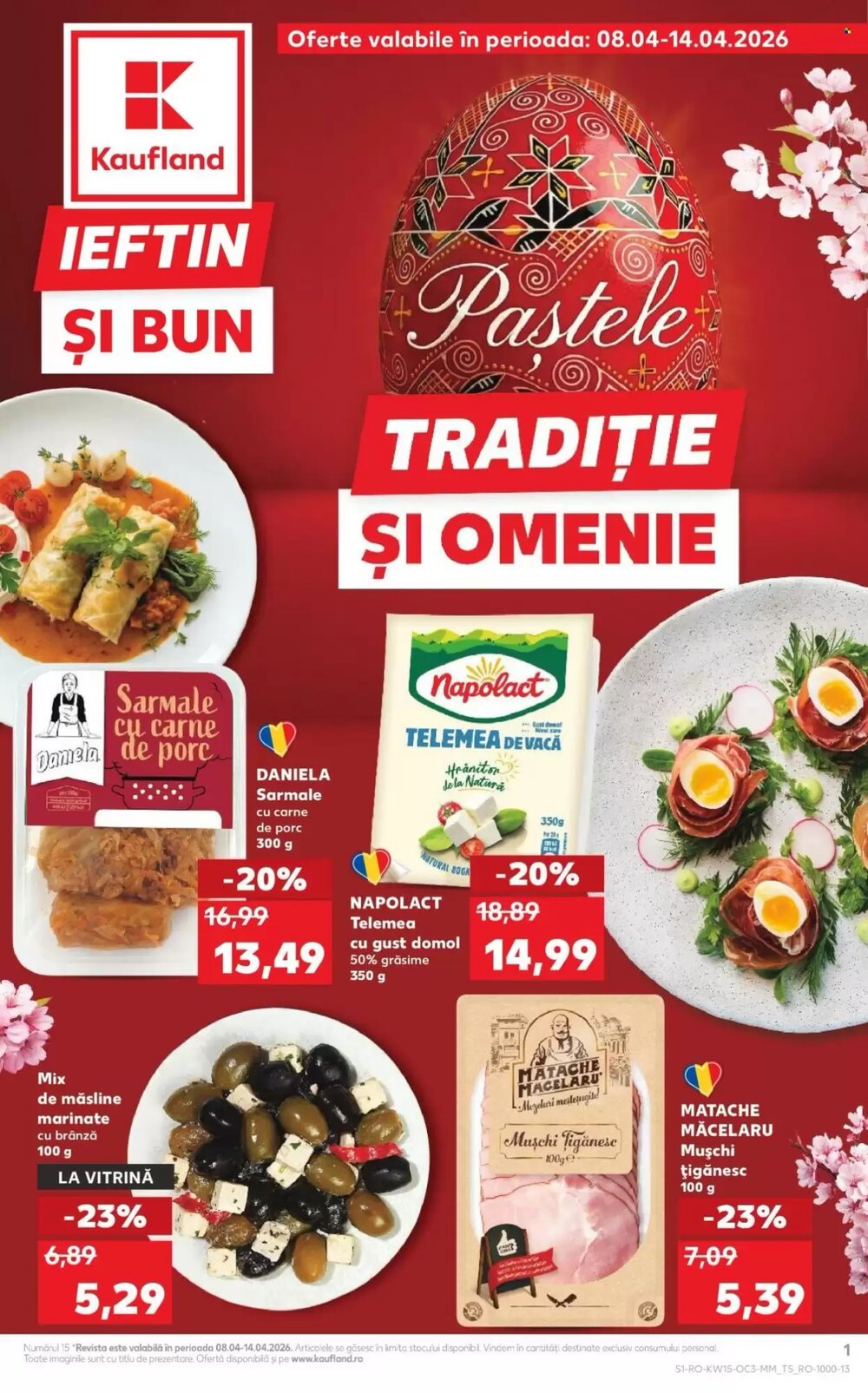 Catalogul cu oferte Kaufland valabil de la 08.04.2026 - Pagina 1.