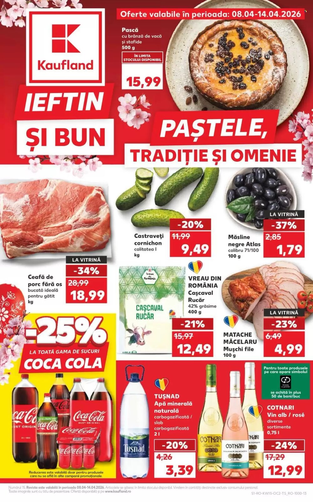 Catalogul cu oferte Kaufland valabil de la 08.04.2026 - Pagina 1.